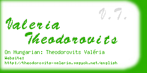 valeria theodorovits business card
