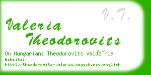 valeria theodorovits business card